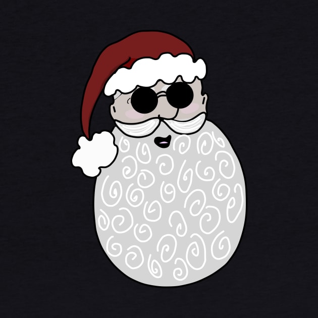 Badass santa with glasses by GribouilleTherapie